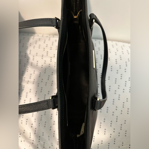 Kate Spade Black Medium Leather Tote - Picture 3 of 5